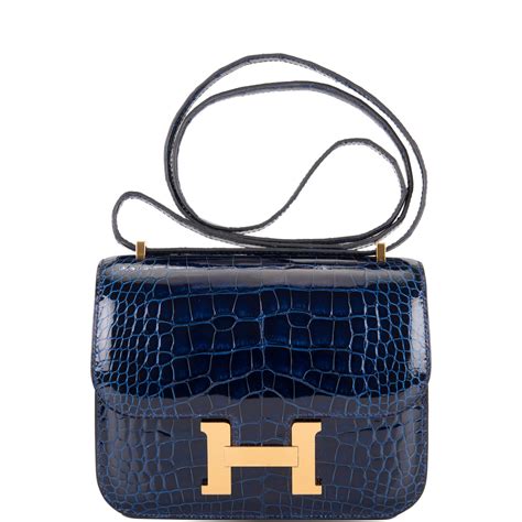 hermes blue alligator constance|Hermes constance accessories.